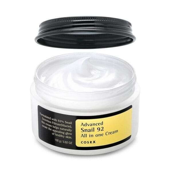 Cosrx - Advanced Snail 92 All In One Cream 100gr  - Salyangoz Özlü Nemlendirici ve Besleyici Krem - Görsel 3