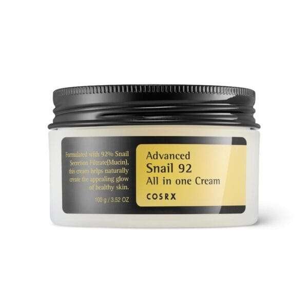 Cosrx - Advanced Snail 92 All In One Cream 100gr  - Salyangoz Özlü Nemlendirici ve Besleyici Krem